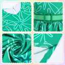 Girls Disgust Costume Dress Kids Green Fancy Dress up Halloween Carnival Party Cosplay Costume (3-4 Years)