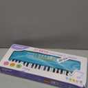 Keyboard Piano for Kids, BIGFUN 37 Keys Toddler Piano Multifunction Music Educational Instrument Toy, Electronic Kids Keyboard for 3-7 Year Old Girls and Boys (Blue)