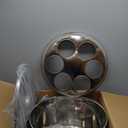 Large Pasta Cooker with Strainer,53.22 Qt. Commercial Pasta Pot,Stainless Steel Pasta Cooker Insert Set with Strainer Basket,Multipots Cooking Tool for Commercial Restaurant,6 Holes (52.8 Quarts)