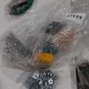 Display Cabinet with Doors and Adjustable Shelves, 65" Tall Bookcase with LED Lights/Human Sensor, 5 Tier Display Case for Collectibles Bedroom Living Room Office, White