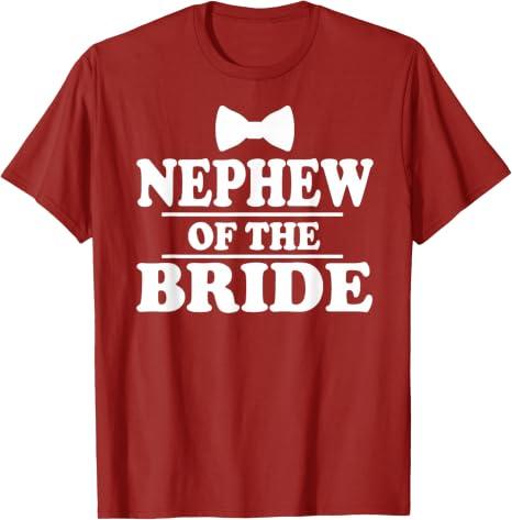 Nephew Of The Bride Wedding Party T-Shirt, Size: 3T