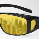 Polarized Fit Over Glasses Sunglasses Men Women Night Vision Glasses Driving Wrap Arounds Eyewear