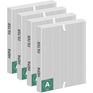 Improvedhand 115115 HEPA Replacement Filter A Size 21 Compatible with Winix PlasmaWave Air Purifier C535 5300 5300-2 5500 5500-2 6300 6300-2 P300 AM90 9000 5000 C909 9800, C535 Filter A,Pack of 4