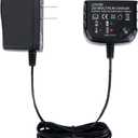 LCS1620 20V Lithium Battery Charger Compatible with Black & Decker 20V MAX Li-ion Battery LBXR20 LBXR20-OPE LB20 LBX20 LBX4020 LB2X4020 LBXR2020-OPE(Only for Black & Decker)