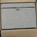 17.13" H Dog Stairs for Small Dogs, 2-in-1 Pet Steps & Ottoman - Foldable Dog Stairs for Couch, Non-Slip Wooden Pet Stairs for Puppy Senior Injured Dogs (Black)