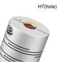 GND Clamping Precision Flexible Shaft Couplings 5 to 6mm Diameter 25mm Length 31mm Beam Mechanical Coupling(5x6)