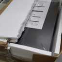 QEEIG 12" Deep Floating Shelves for Wall - 12 x 16 inch Book Shelf Bathroom Bedroom Kitchen Living Room Hanging Bookshelf Farmhouse Set of 3, Black (026-40B3)