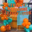 Showgirl Theme Party Banner Decor, Glitter Orange Blue ENERGY EXPENSIVE LUXURY ITEM Backdrop Banner for Showgirl Bridal Shower Party Show Girls Disco Bachelorette Showgirl Birthday Party Hanging Sign