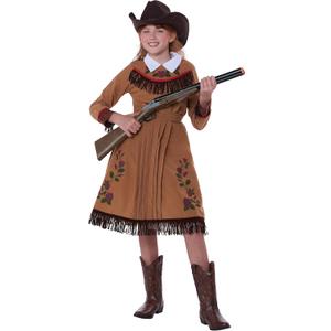 California Costumes Girl's Annie Oakley Costume Medium (Tan)
