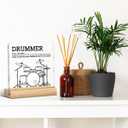 Drummer Gifts for Women Men, Drumming Gifts for Drummer Teen Drum Player Drum Room Music Room Studio Bedroom Wood Sign Decor
