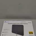 TV Antenna Indoor, Digital Amplified Indoor HDTV Antenna, 1080p VHF UHF Television Local Channels Detachable Signal Amplifier and 16.5ft Long Coax Cable (White)