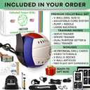 OVANTO Volleyball Training Equipment Aid – Adjustable Practice Volleyball Kit, Ball: official size 5 ; Waistband 20"-46"