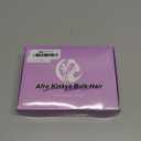 Afro Kinkys Bulk Human Hair for Braiding 2 Bundles 100g Afro Kinky-curly Human Hair Bulk for Twist 4C Kinkycurly Bundle for Mini Twists or Dreadlock Extension Quality Unprocessed Human Braiding Hair (14 Inch, Natural Black 100g)