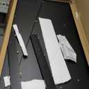 Gashell Washer Dryer Countertop, 27.5" x 54" Bamboo Washer and Dryer Countertop for Laundry Room Organization(Black)