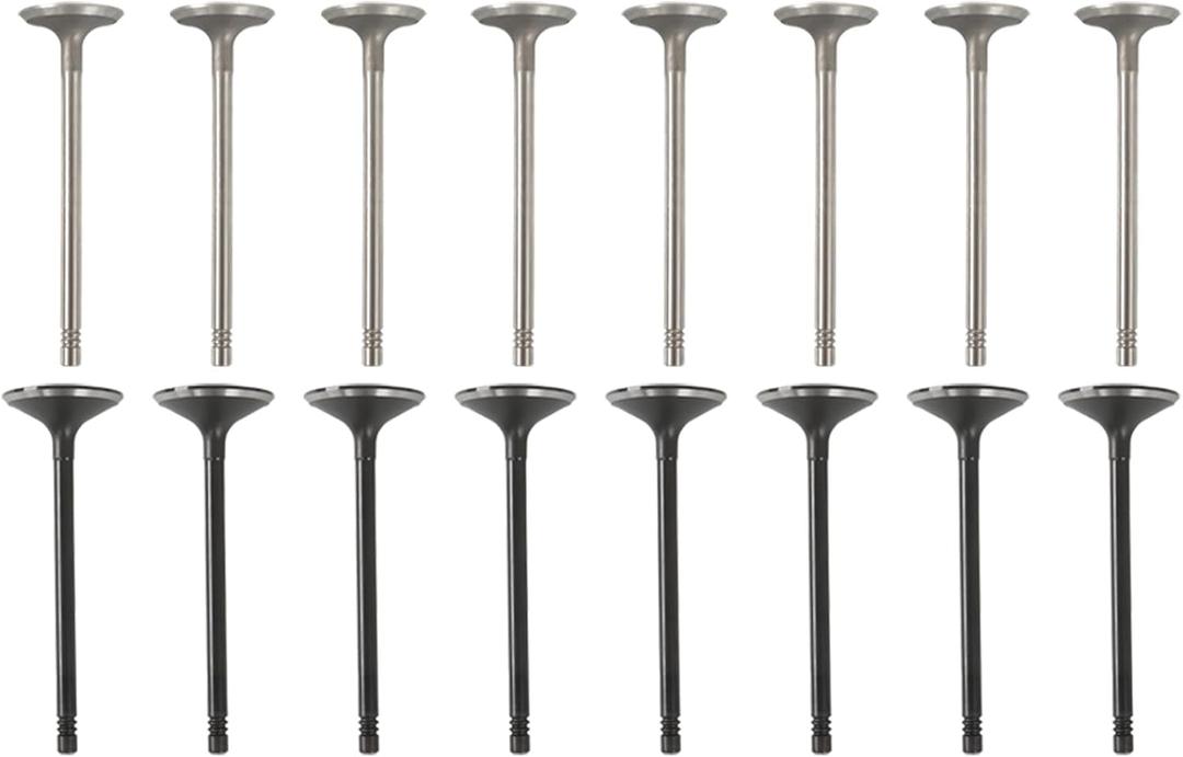 labwork 16PCS Intake Air-out Engine Valves Replacement for GM 2.0L 2.2L 2.4L ECOTEC DOHC 12622329 12615936