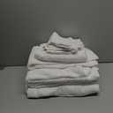 Christy Supreme Hygro 6 Piece Towel Set | White | 100% Luxury Supima Cotton | Ultra Soft | Super Absorbent | 650GSM | 2 Bath Towels 2 Hand Towels 2 Face Cloths