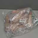 25 PCS Hanger Shoulder Support, Pink Hanger Pads Flocking, Plastic Protectors, Velvet Flocking Hangers Measuring 0.2 Inch in Thickness