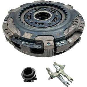 41200-2D220 Double Clutch Actuator Bearing Fork Set Fit for Hyundai 15-19 Sonata, 15-20 Veloste-r, 16-18 Tucson, 17-20 Elantra/Gt, 18-20 Kona; Fit for Kia 17-20 Forte/Soul, 17-18 Forte5 1.6L 2.0L 2.4L