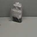 Cake Box, 100Pcs Plastic Packing Box Triangular Cake Box Container for Pastry Bakery Dessert (A02 black model)