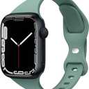 10 x STG Sport Slim Thin Narrow Silicone Bands Compatible with Apple Watch Band Ultra 3/2/1 49mm, Series 11/10 46/42mm, 9/8/7 45/41mm, SE 6/5/4 44/40mm, 3/2/1 42/38mm for Women Men