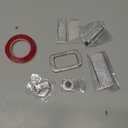 Dargoose for Mercedes Benz Car Accessories GLA GLB GLC GLE GLS A - Class Bling Knob Sticker for Push Start Storage Box Armrest Boxes Trunk Button Water Cup Cover 2024-2019