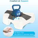 Eliteguard Side Sleeper Pillow with Arm Hole, Shoulder Relief System, Arm Pillow for Neck and Shoulder Pain, Premium Memory Foam, Suitable for Side, Back and Stomach Sleepers - Grey