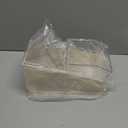 Bokelai Coffee Pod Holder with 2 Large Capacity Basket K Cup Storage Container Coffee Bar Accessories for Creamer Suger Plastic Desk Box Tea Bag Organizer Creamy White/Clear (Small / 2 compartments)