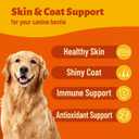 Dog Skin and Coat Supplement, for Itching Skin Relief, 7.76 oz