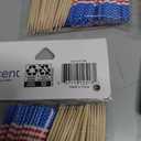 6 x Small American flags on sticks 75 Count per Pack