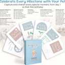 Pet Milestone Cards  Celebrate Your Pets Journey, Growth and Key Moments with Keepsake Cards - Perfect for Dogs, Cats, Puppies, and Kittens - Ideal as a Pet Adoption Gift, Pet Memory Book