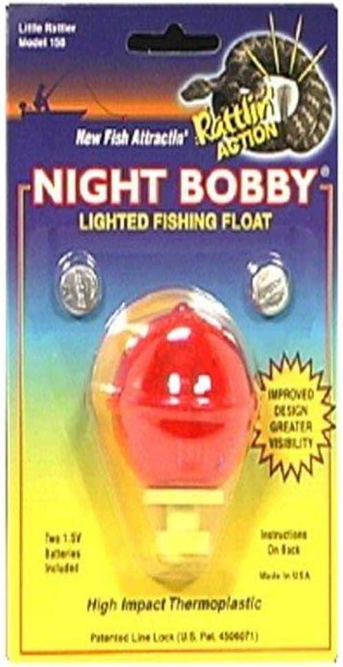 SOUTH BEND Night Bobby 158-R Lighted Fishing Float ( (1-3/4", Red)