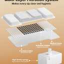 Cat Water Fountain Filter Replacement 16 Packs for UPAWPIA 3.2L Pet Water Foutain 8 Filters & 8 Sponges Water Filter for Cat Fountain