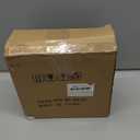 Muzilife 8x8 Shadow Box Picture Frame with Linen Board - Deep Wood & Glass Display Case Ready to Hang Memory Box Baby Sports Memorabilia, Pins, Awards, Medals, Wedding, Tickets and Photos (Black)