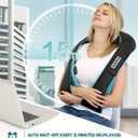 Mo Cuishle Shiatsu Neck and Shoulder Massager with Heat Deep Kneading Massage for Relaxation Ideal for Christmas, Mother's Day, Father's Day, Gifts for Men, Women, Mom and Dad