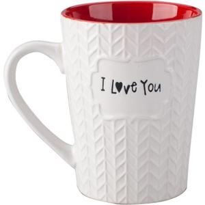 I Love You Mug 16 oz Coffee Tea Cup for Dad/Father/Mom/Grandma/Ladies/Wife,Birthday/Christmas/Anniversary/Valentine,Holidays Ceramic Mugs