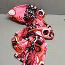 Haysandy 70s Outfit Women Disco Hippie Costume Accessories Pink Peace Disco Bottom Pants for Carnival Halloween Cosplay (3X-Large)