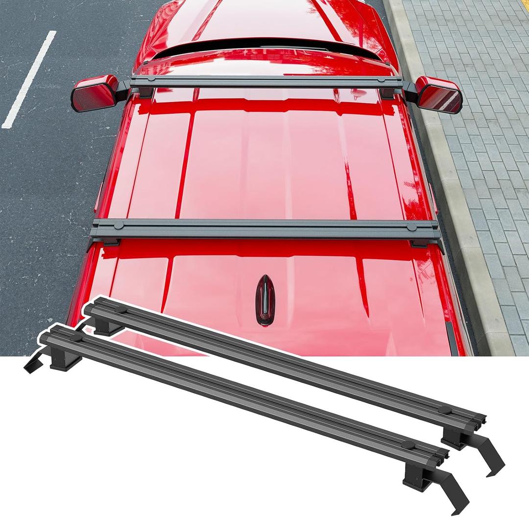 SZYANG Roof Rack Cross Bar Compatible with 2022-2026 Toyota Tundra Crossbar Roof Rail Aluminum Luggage Carrier Replacement for 2022-2026 Toyota Tundra Accessories