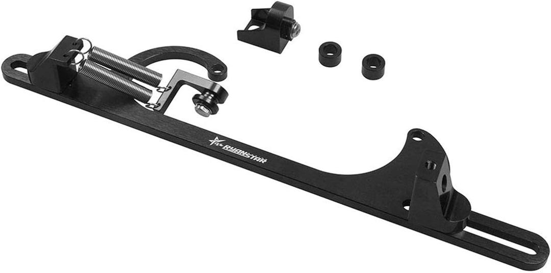 Ryanstar Throttle Cable Bracket 4150 4160 Series Throttle Brackets Billet Adjustable Aluminum Black