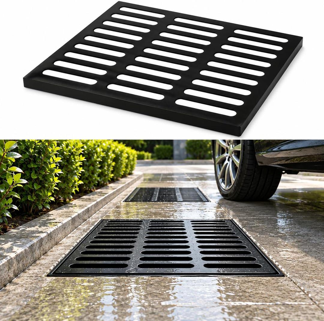 24 x 24 Inch Cast Iron Drain Grate, B-Class 28100 Lb Drain Cover