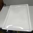 Carlisle FoodService Products Storplus Food Storage Container Lid with Stackable Design for Catering, Buffets, Restaurants, Polyethylene (Pe), 26 x 18 Inches, White