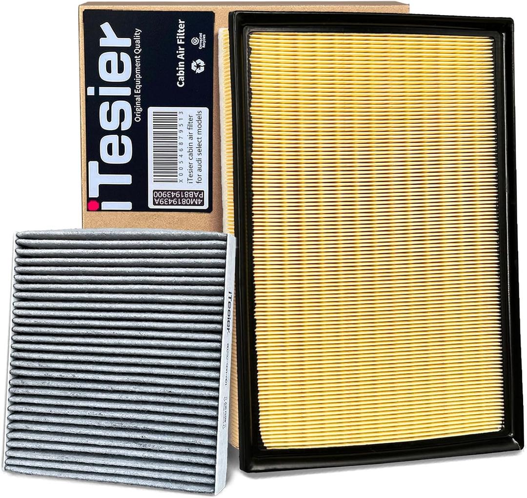 Cabin Engine Air Filter for 4Runner (2010-2024) V6 4.0L, GX460 GX 460, Replaces 17801-38050, 87139-30040, 17801-38051, CA10835 (Not For 2.7L)