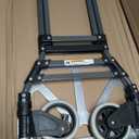 Milwaukee 73777 Fold-Up Hand Truck, Push Button Handle, 150-lb Capacity