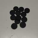 Non Slip Furniture Pads - 2" Anti Skid Caster Cups, 12PCS Round Furniture Coasters for Hardwood Floors, Anti Slide Furniture Cup Bed Couch Floor Protectors, Furniture Stoppers to Prevent Sliding(Black)