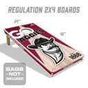YouTheFan NCAA New Mexico State Aggies 2’ x 4’ Professional Wood Cornhole Game