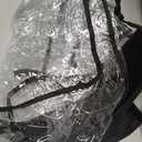 Yotako Clear PVC Suitcase Cover Protectors 28 Inch Luggage Cover for Wheeled Suitcase 28'' (80%transparent 20%black)
