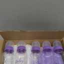 6 Sets Bottle Chug Baby Shower Games Juegos Para Plastic Baby Bottles Bibs Hat Disposable Diapers Gender Reveal Games Baby Changing Diaper Race Game Decoration (Purple)