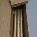 7/8 Inch Telescoping Splicing Drapery Rods 32 to 86 Inch, Curtain Rods for Windows 48 to 84, Decoration for Home with Gold Translucent Finials