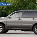 Window Visors Rain Guards Shield for 2001-2007 Toyota Highlander, Out-Channel Window Vent Wind Deflectors Visors Shades for 06 07 Highlander Hybrid