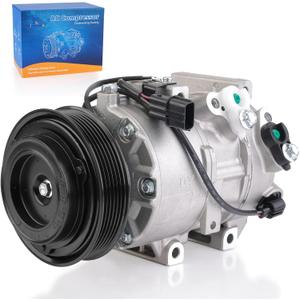 AC Air Conditioner Compressor with Clutch 977012S500 Compatible with Hyundai Tucson 2010-2013 2.0L Tucson 2014-2015 2.4L Kia Sportage 2011-2016