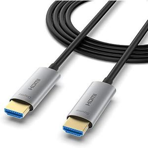 ATZEBE Fiber Optic HDMI Cable 30ft, Fiber HDMI Cable Supports 4K@60Hz, 4:4:4/4:2:2/4:2:0, HDR, Dolby Vision, HDCP 2.2, ARC, 3D, High Speed 18Gbps